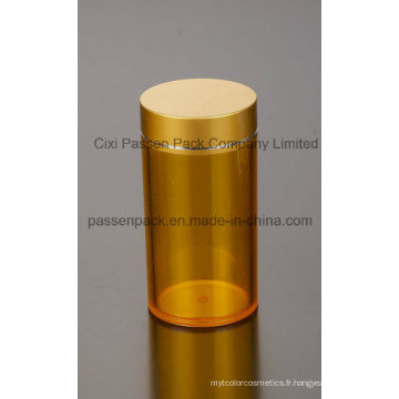 Conteneur médical en plastique ambré vide pour pilules (PPC-PETM-009)